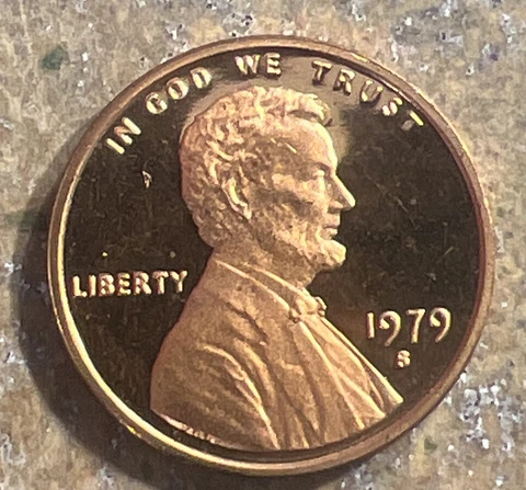1979 Lincoln Memorial Small Cents thumbnail