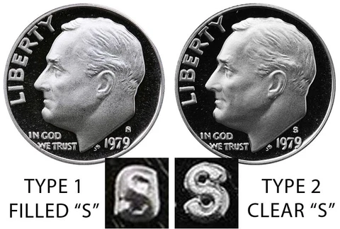 1979 P Roosevelt Dimes thumbnail